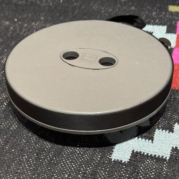 Mini Max Portable Collapsible Telescoping Stool with Handle, Grey/Black - Picture 3 of 16